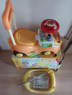 人気キャラ】アンパンマン 三輪車｜安全バー・押し棒付き - メルカリ
