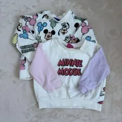 ディズニー　ミニー　トレーナー サイズ90 2点セット