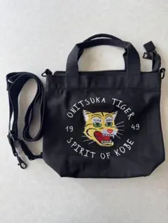 Onitsuka Tiger 刺繍ショルダーバッグ