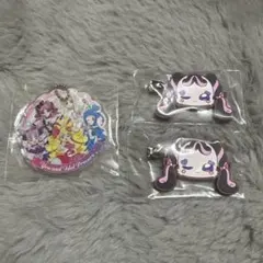 プリキュアあそーと2025 B賞　アクリルチャーム　C賞　ヘアクリップ× 3