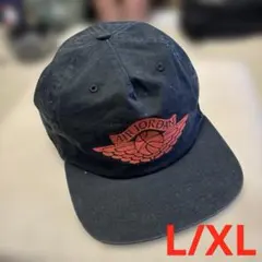 し*ん様 Air Jordan ブラックキャップ XL コットン nike トラ