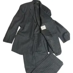 DURBANダーバン 高級生地使用 ストライプ　スーツセットアップ