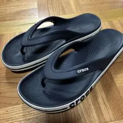 Crocs ビーチサンダル ブラック ホワイトのサムネイル