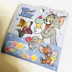 トムとジェリー　おはじきシール　おはじきフレークシール