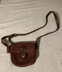 vintage coach old sheridan brown ターンロック