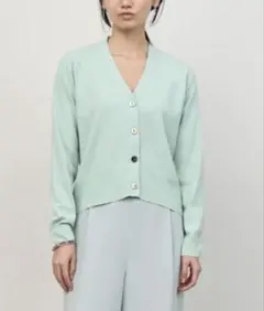 treaturselfrose motif lame knit cardigan - メルカリ