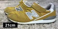 【美品】21cm ニューバランス996 マスタード
