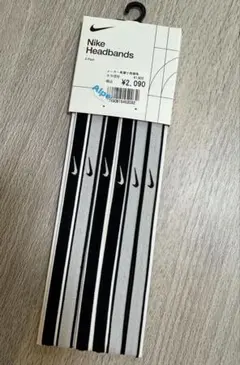 Nike Headbands 6個セット ブラック/ホワイト