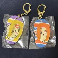 치이카와 시사 のおみやげやさん ビーチサンダルキーホルダー 우사기 ＆ 시사