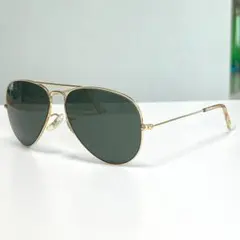 B&L レイバン サングラス AVIATOR ゴールド G-15 58mm