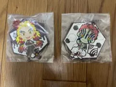 非売品　煉獄杏寿郎・猗窩座　ラバーキーホルダー