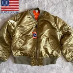 未使用 タグ付 90's MA-1 フライトジャケット USA製 アメリカ製