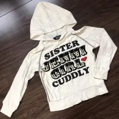 Jenni フード付きパーカー クリーム色　110