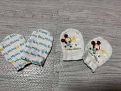 ミッキー ベビー用手袋 2セット