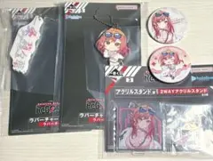 一番くじ　ホロライブ　regloss　一条莉々華　4点セット　缶バッジ等