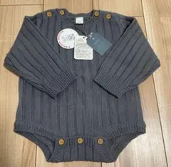 コトリ　ニットロンパース　長袖　80