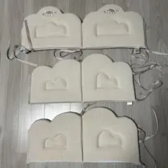 雲型　ベッドガード　ホワイト　レギュラーサイズ