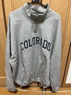 COLORADO ハーフジップ グレー