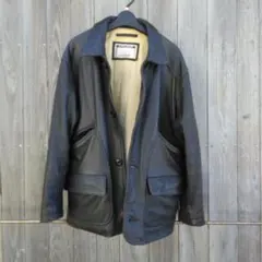 CHEVIGNON ヴィンテージ リアルレザー ボア ジャケット USED 古着 CHEVIGNON ヴィンテージ リアルレザー ボア ジャケット USED 古着