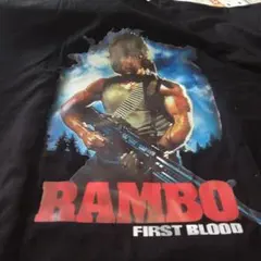 ランボー怒りの脱出　80sビンテージ　ムービーTシャツ 楽天市場】ランボー tシャツの通販