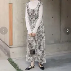 Bab クロシェロングワンピース Sサイズ 低身長 マキシ ロング ワンピ