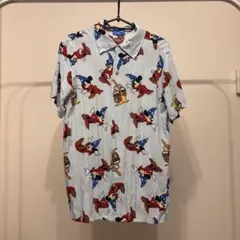 ディズニーリゾート　アロハシャツ　ファンタジア　ミッキー　Sサイズ