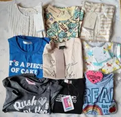 子供服セット 130cm・80cm・動物柄・ストライプ未使用品