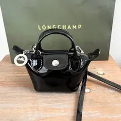 【試着のみ】LONGCHAMP ルプリアージュ❤︎コインパース ストラップ付ポーチ