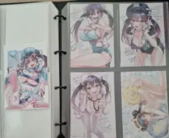 描くなるうえは　イラストカード　５枚セット