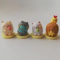 すみっコぐらし　ねこ　とかげ　エビフライのしっぽ　しろくま　チョコエッグ　食玩