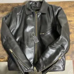 VANSON ENF シングルライダースジャケット