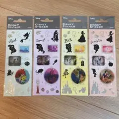 ★新品★ディズニープリンセス  ステッカー  ４種セット