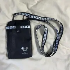 【最終値下げ】ディズニー ミッキー ショルダーバッグ スマホ用バック