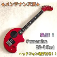 美品】ZO-3 芸達者 メタリックレッド アンプ内蔵 専用ソフトケース付