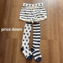 ジェラートピケ　ショートパンツ＆靴下set