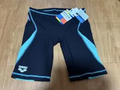 arena BK01 競泳水着 Lブラック/ターコイズ☆新品