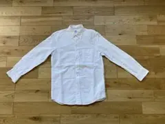 UNIQLO メンズシャツ　ボタンダウン　長袖　ホワイト　綿100