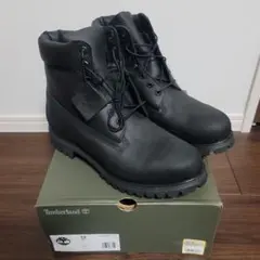 Timberland 6インチプレミアムブーツ ブラックレザー 30cm