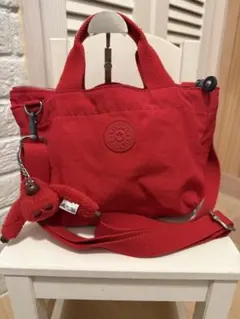 kipling キプリング ハンドバッグ レッド ミニバッグ 赤 レッドのサムネイル