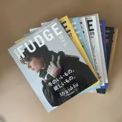 メンズ・ファッジ　11冊まとめ売り men’s FUDGE