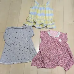 ベビー服 チュニック ワンピース 3点セット まとめ売り