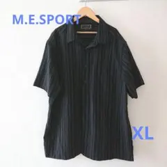 M.E.SPORT 美品 半袖 ストライプ シャツ XL おしゃれ 人気