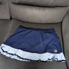 FILA ネイビー プリーツスカート