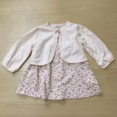 BS 70 80 ワンピース　ボレロ　カーディガン　セット　女の子　組曲