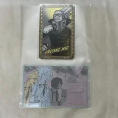 ヒロアカ　原画展　プレゼントマイク　イレイザー　相澤　白雲　メモリアル　箔押し