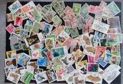 海外切手中国未使用使用済250枚位
