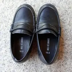 COMME CA ISM ブラックフォーマルシューズ 16.0