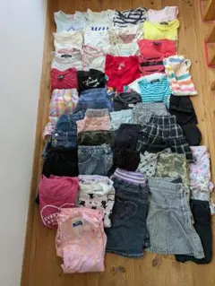 子供夏服 120cm　女の子まとめ売り　43点