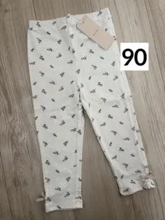 【新品】プティマイン GIRLS 10分丈レギンス 90cm