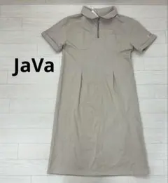 JaVa　ジャバ コットンライクハーフジップワンピースのサムネイル